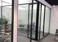 Fabrycznie niestandardowy rozdzielacz pokoju biurowego Rama aluminiowa Pojedyncza szklana ściana działowa