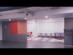 SONO Aluminium Frame Hanging Partition Walls, Otwierający się drewniany przegród dla holu