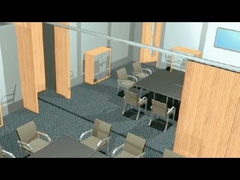 OEM ODM Wysoce elastyczne ruchome ściany rozdzielcze przesuwne rozdzielnice pomieszczeń dźwiękoszczelne