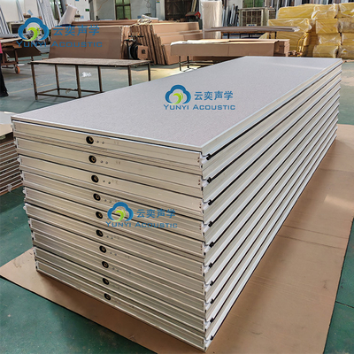 Tkaniny pokryte podwieszeniem / Aluminium Mdf Przemieszczalne przegrody biurowe do biur