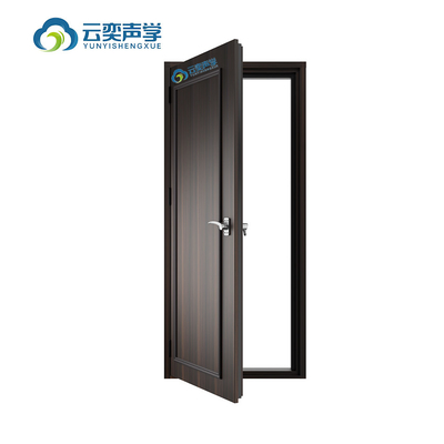 Drum Room Music Studio RoomTransparent Noise Barrier Noise Isolation Door Home Acoustics With Bass Traps Cornernoise Cancelling Door STC 45dB