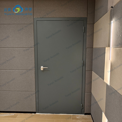Drum Room Music Studio RoomTransparent Noise Barrier Noise Isolation Door Vision Glass Home Acoustics With Bass Traps Cornernoise Cancelling Door STC 45dB