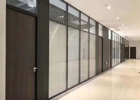 Szklane ściany sali konferencyjnej 80 mm, szklana ścianka działowa z aluminiową ramą
