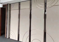 Ręcznie uruchamiane ruchome ściany działowe Systemy dźwiękochłonne dla konwencji hotelowej