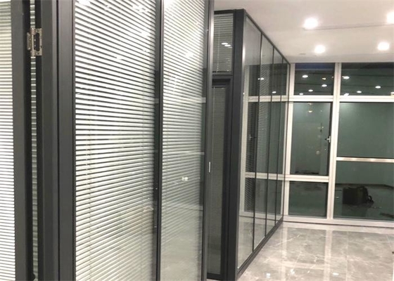 Nowoczesna szklana ścianka działowa ze szkła aluminiowego